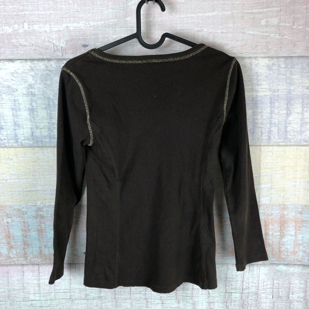 MICHAEL Michael Kors Stretchy Long Sleeve Tee P4 - Picture 3 of 5